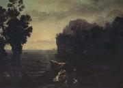 Claude Lorrain Coast Scene with Acis and Galatea (mk17) oil painting reproduction